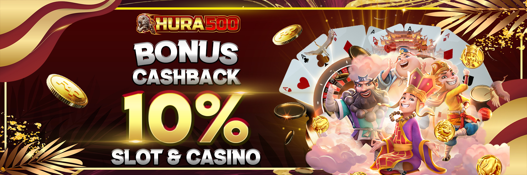 BONUS CASHBACK SLOT & CASINO 10%