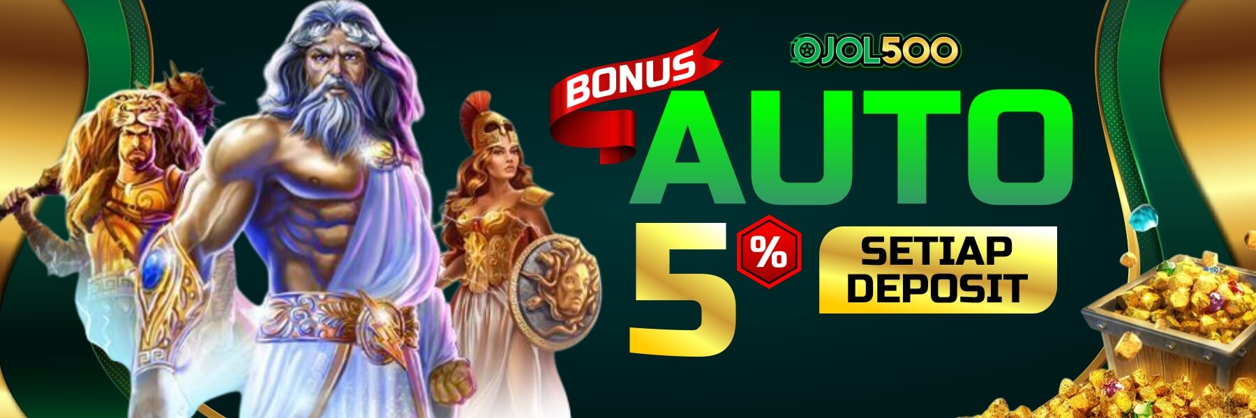 BONUS AUTO 5% SETIAP DEPOSIT