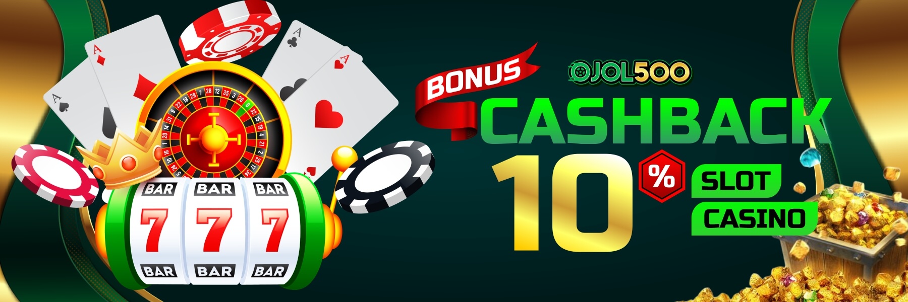 BONUS CASHBACK SLOT & CASINO 10%
