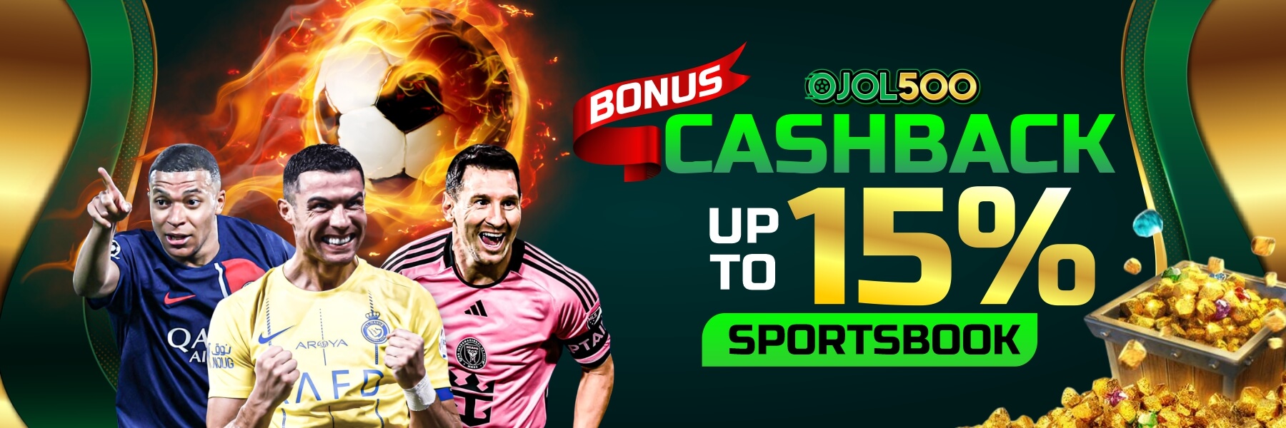 BONUS CASHBACK SPORTSBOOK UP TO 15%
