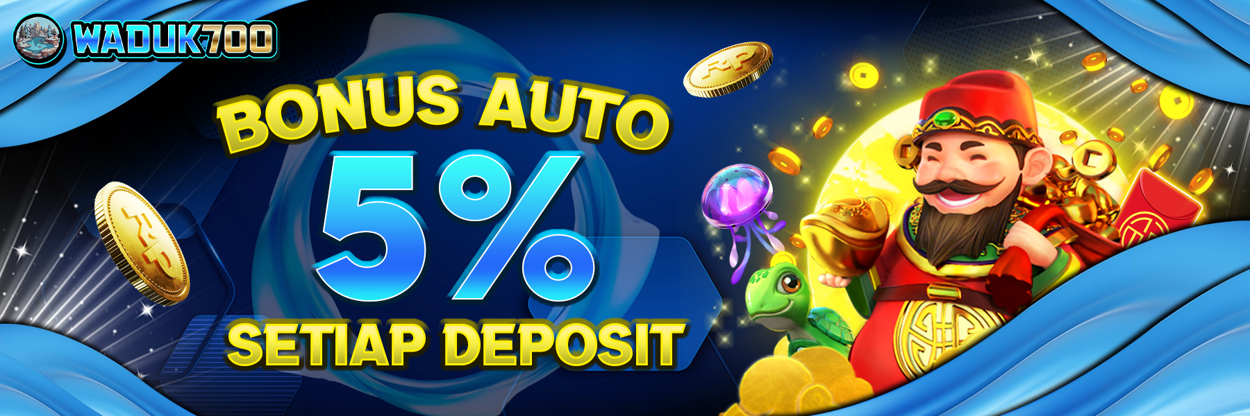 BONUS AUTO 5% SETIAP DEPOSIT